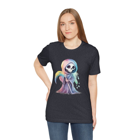 Cute Colorful Reaper - Short Sleeve Tee